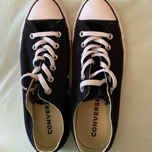 Black Converse Women size 10